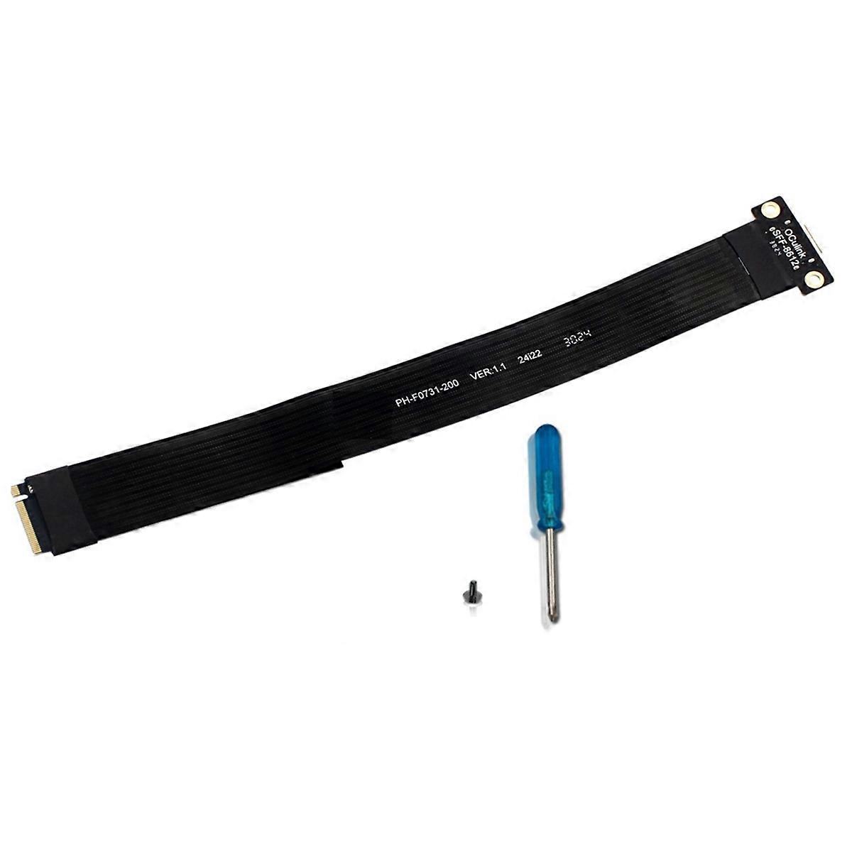 Καλώδιο επέκτασης M.2 NVME σε Oculink για κάρτα γραφικών SSD M2 M Key to SFF-8612 Adapter PCIe 4.0 Cab