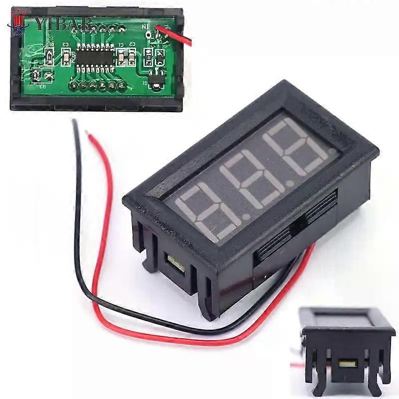 1pcs DC 0-30V Red Auto Car Mini Voltmeter Digital Tester Voltage Battery Test