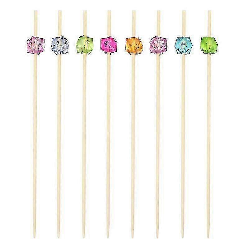 unique 100pcs Kitchen Tableware, One-time Bamboo Sticks