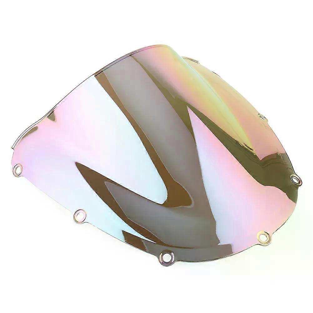 Motorcycle Windshield Windscreen Double Bubble Protection compatible for CBR954RR / CBR 954 RR 2002-2003 ABS Plastic MAXP