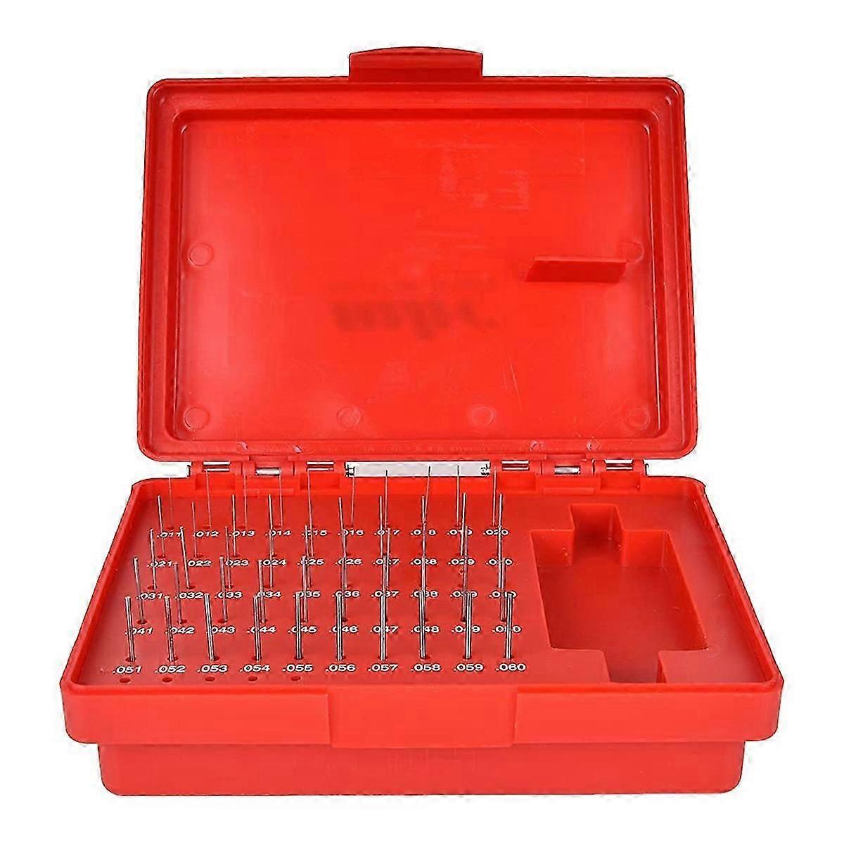 Stiftmätare, 50 st M0-0,011-0,060 tum Stålstiftmätare, set Stålpluggstiftmätare, set Stålpluggstiftmätare, set 0,0002 tum