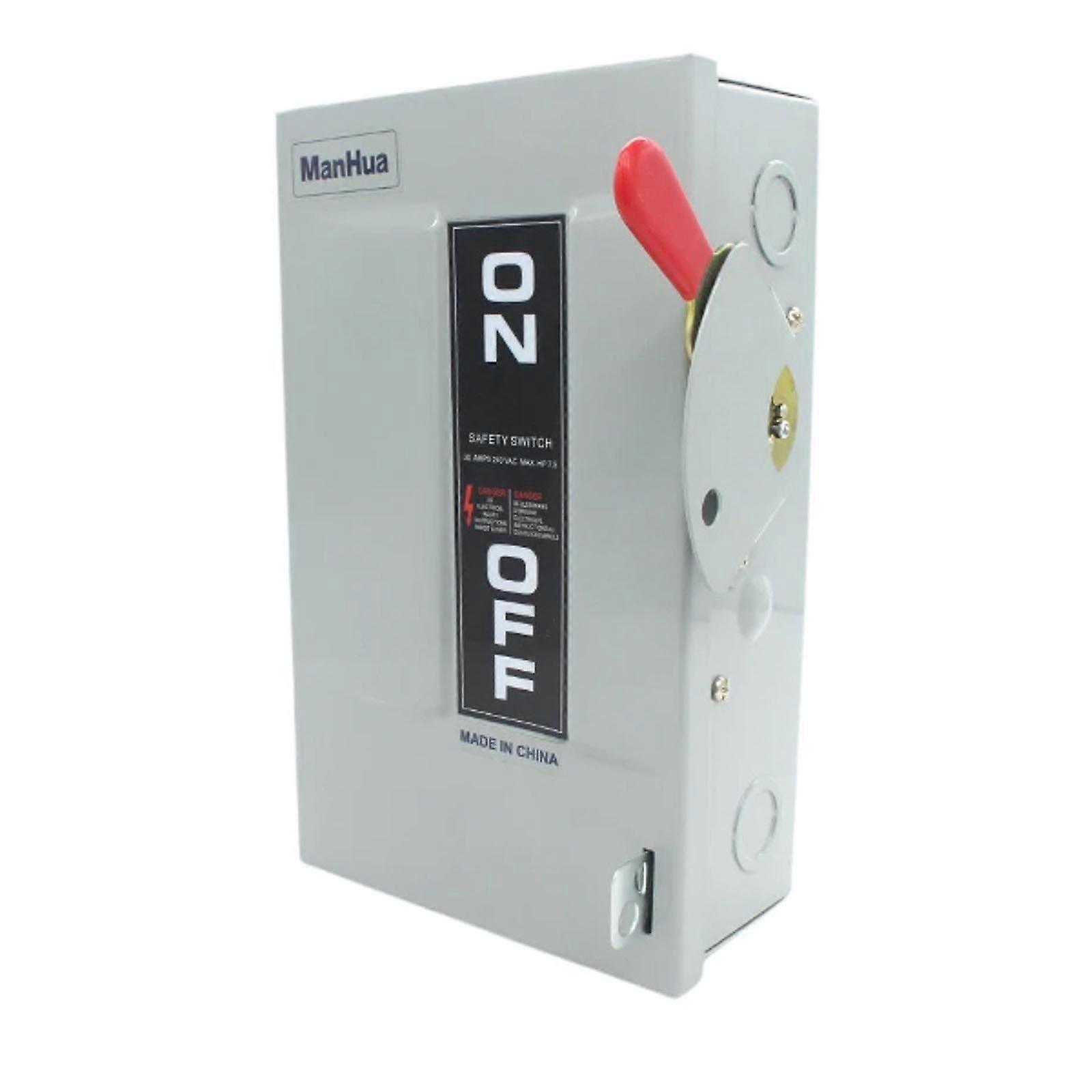 3P 100Amp فصل صندوق التبديل قم بتثبيت قذيفة فولاذية متعددة الاستخدامات في الهواء الطلق بسهولة