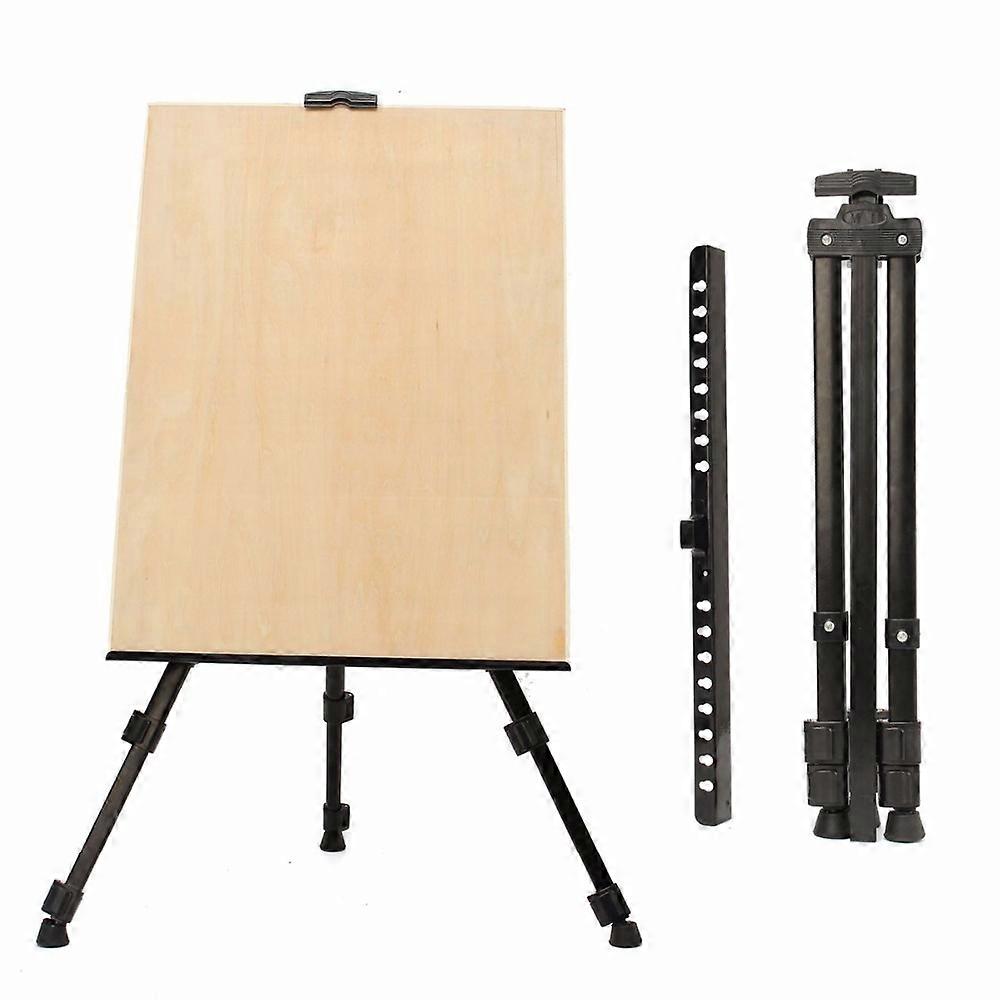 Portable Metal Triangular Easel Adjustable Tripod Display Stand for Poster Displaying Drawing