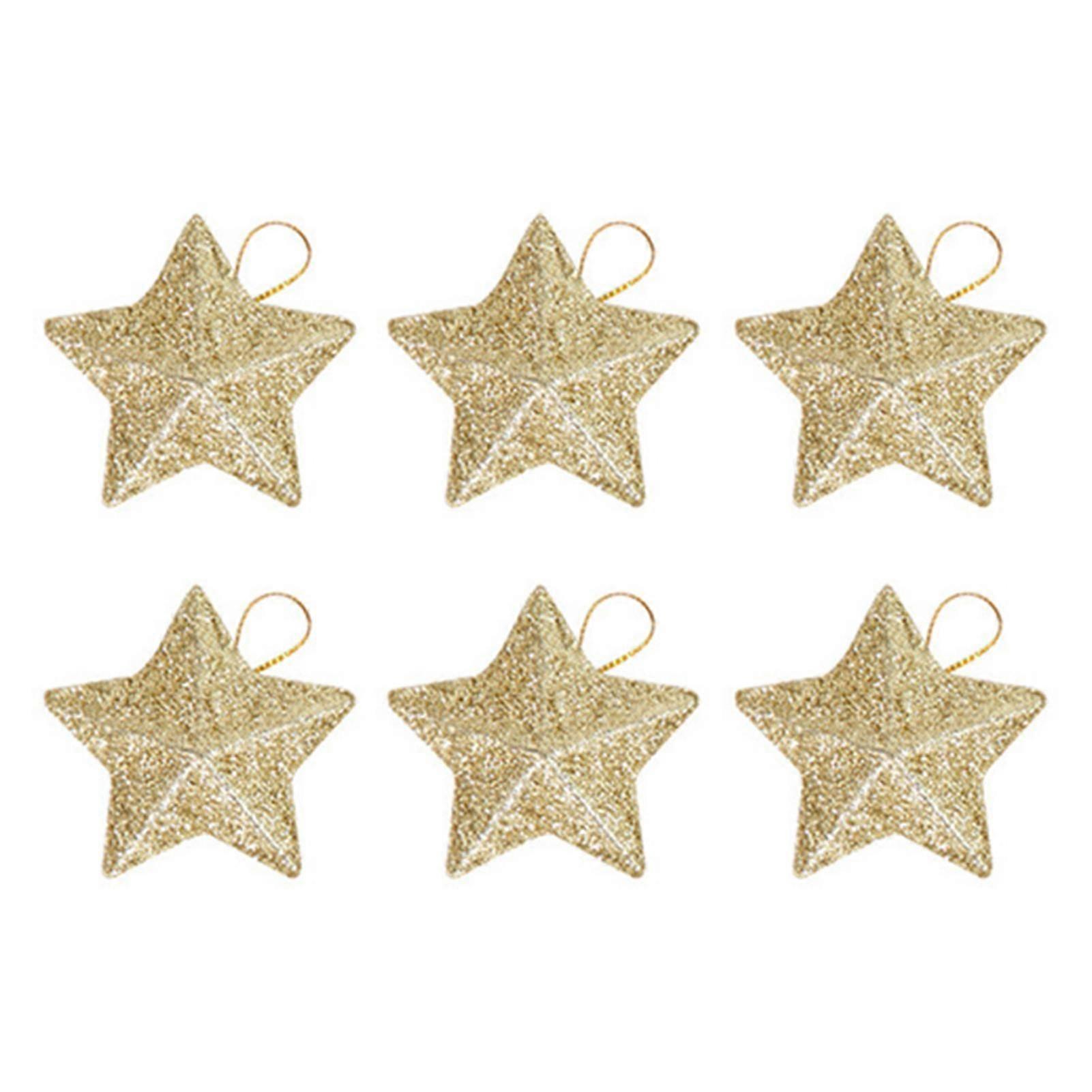 3D Shining Star Hanging Ornaments for Xmas Tree Fashionable Festival Parties Props for Christmas Tree