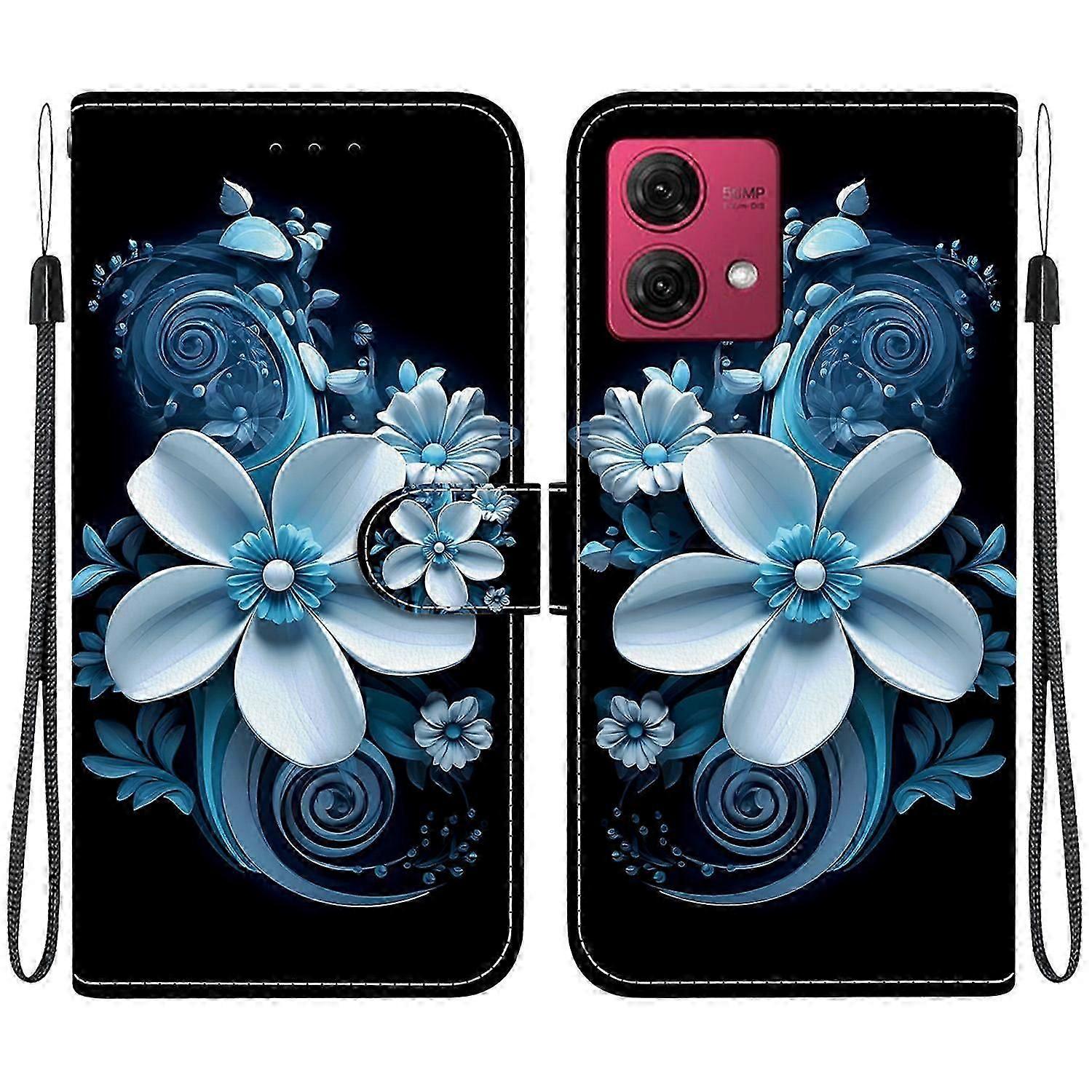 Drawing Leather Case For Motorola Moto G84