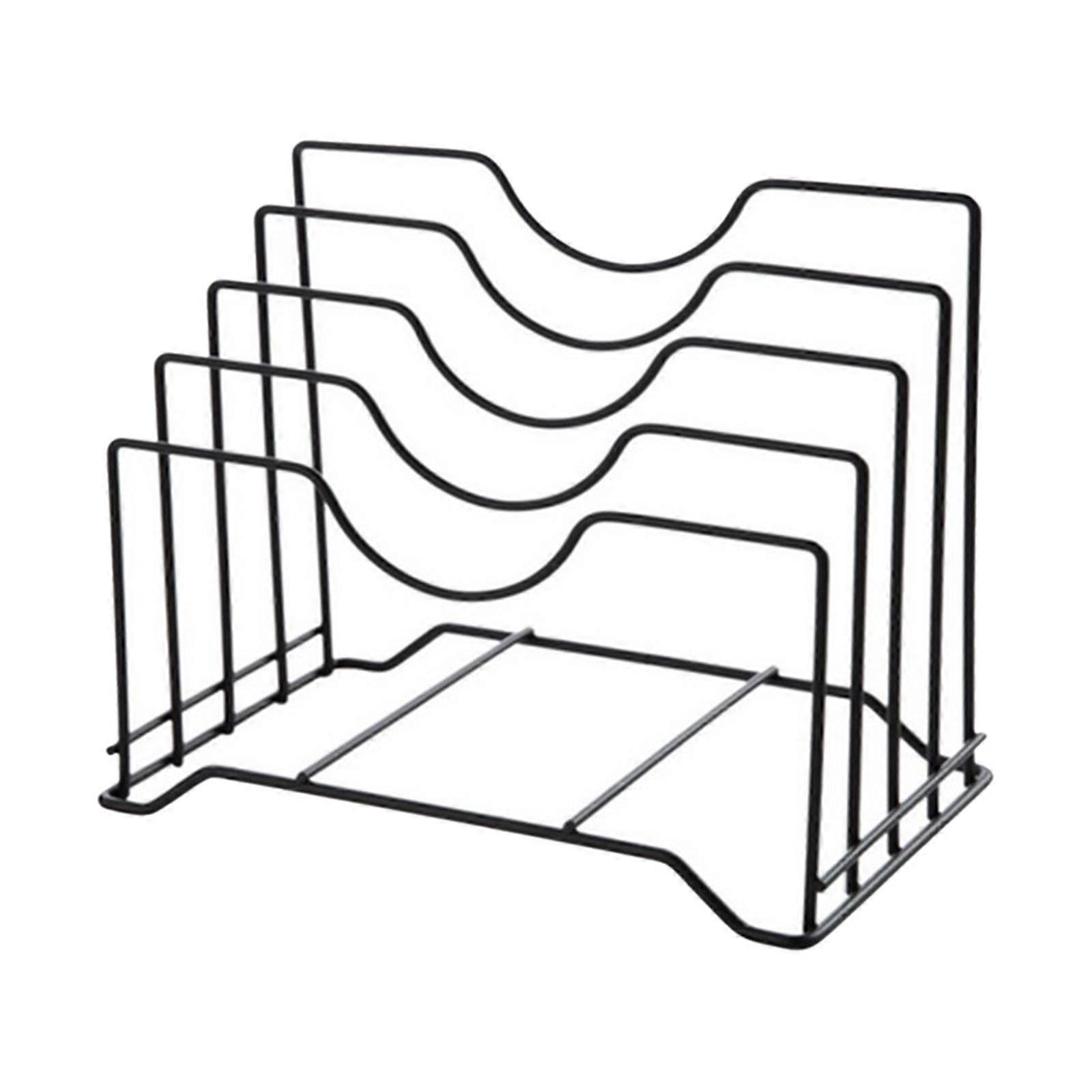 Ράφι κοπής Rack Holder Pot Pan Lid Holder Rack για πιάτα Rvs