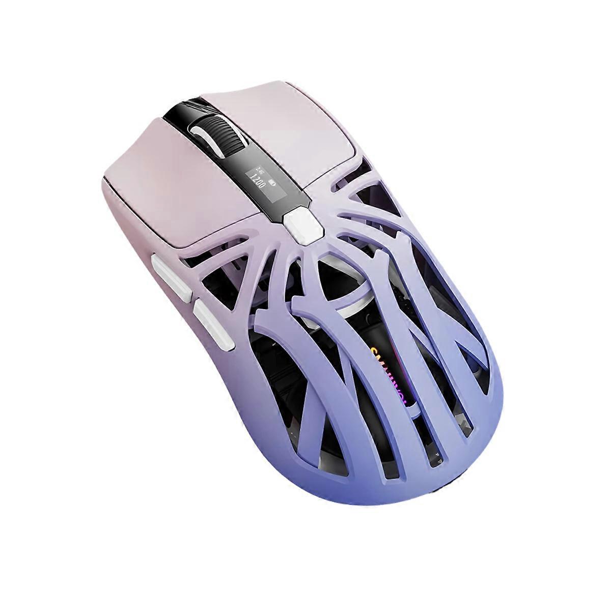 RS8 Bluetooth Mouse, 10000dpi, Three-Mode Connection,Macro Gaming Mouse for PC Notebook Laptop Computer
