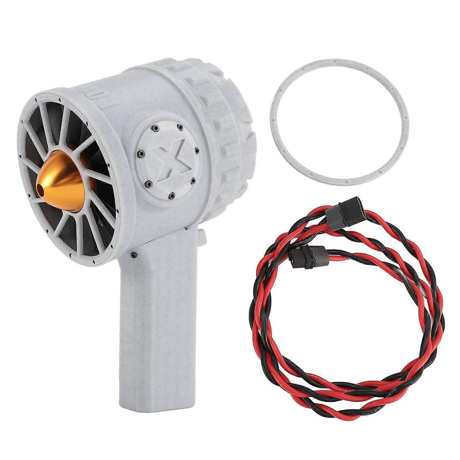1000000 RPM Jet Dry Blower 7000g Thrust 12 Blade Stepless Speed with Power Display Handheld Electric