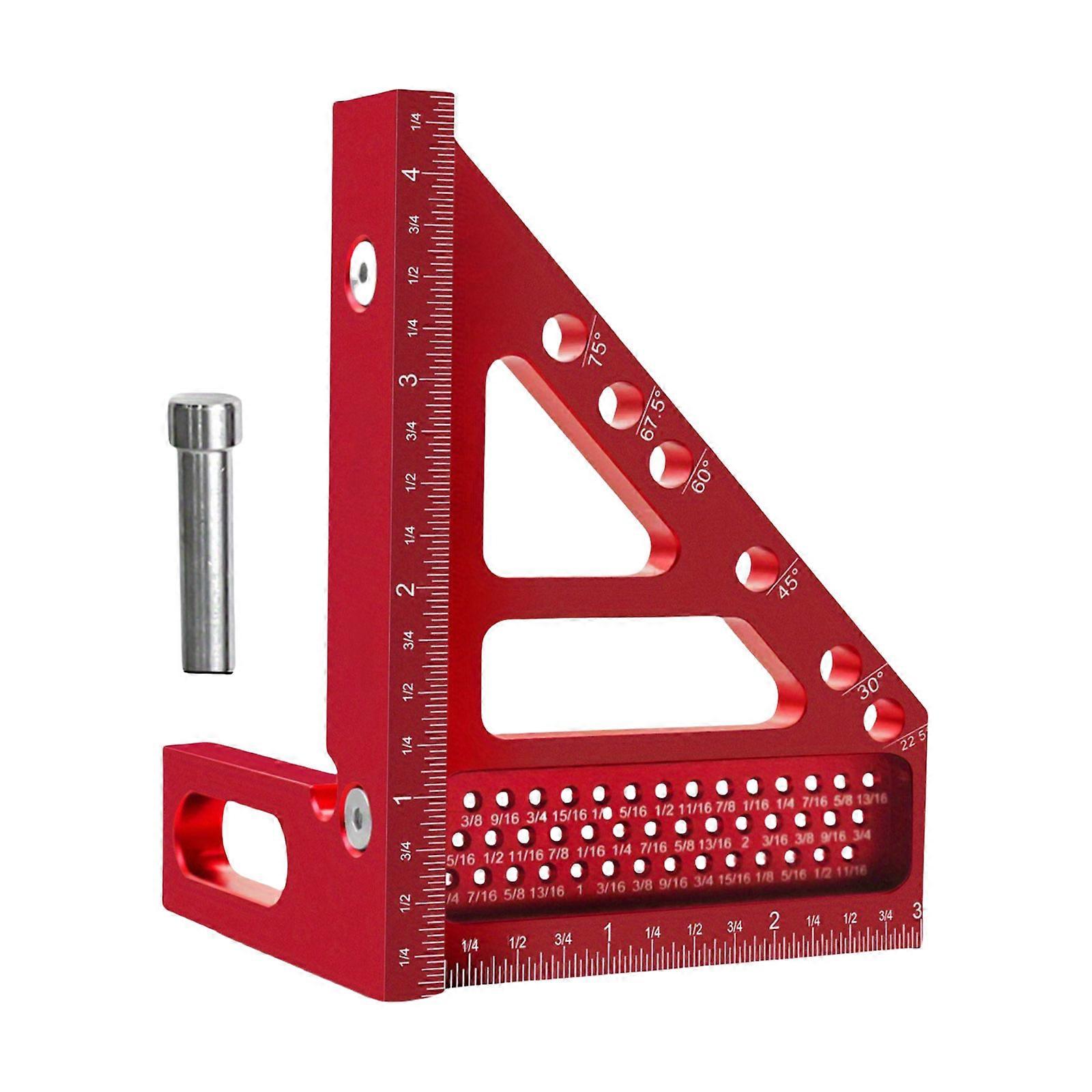 Multifunctional Carpentry Square Angles Finder Protractors Tool for Precise Measuring in Furniture Making & Construction