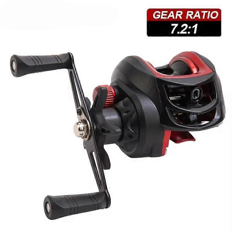 New Upgraded Bait Fishing Reel BR Series 7.2:1 Gear Ratio 18+1BB Bearing 18LB Max Drag Shallow Spool Bait Fishing Reel for Freshwater and Saltwater