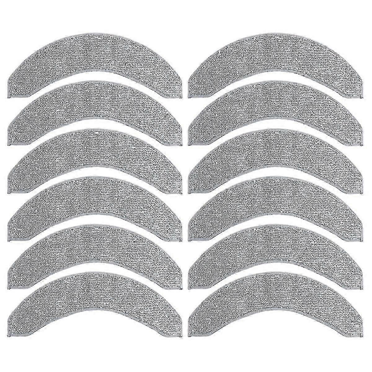 12Pack Replacement Mop Pads for Combo J7+ Robot Vacuum, Reusable Microfiber Mopping Pad Accessories