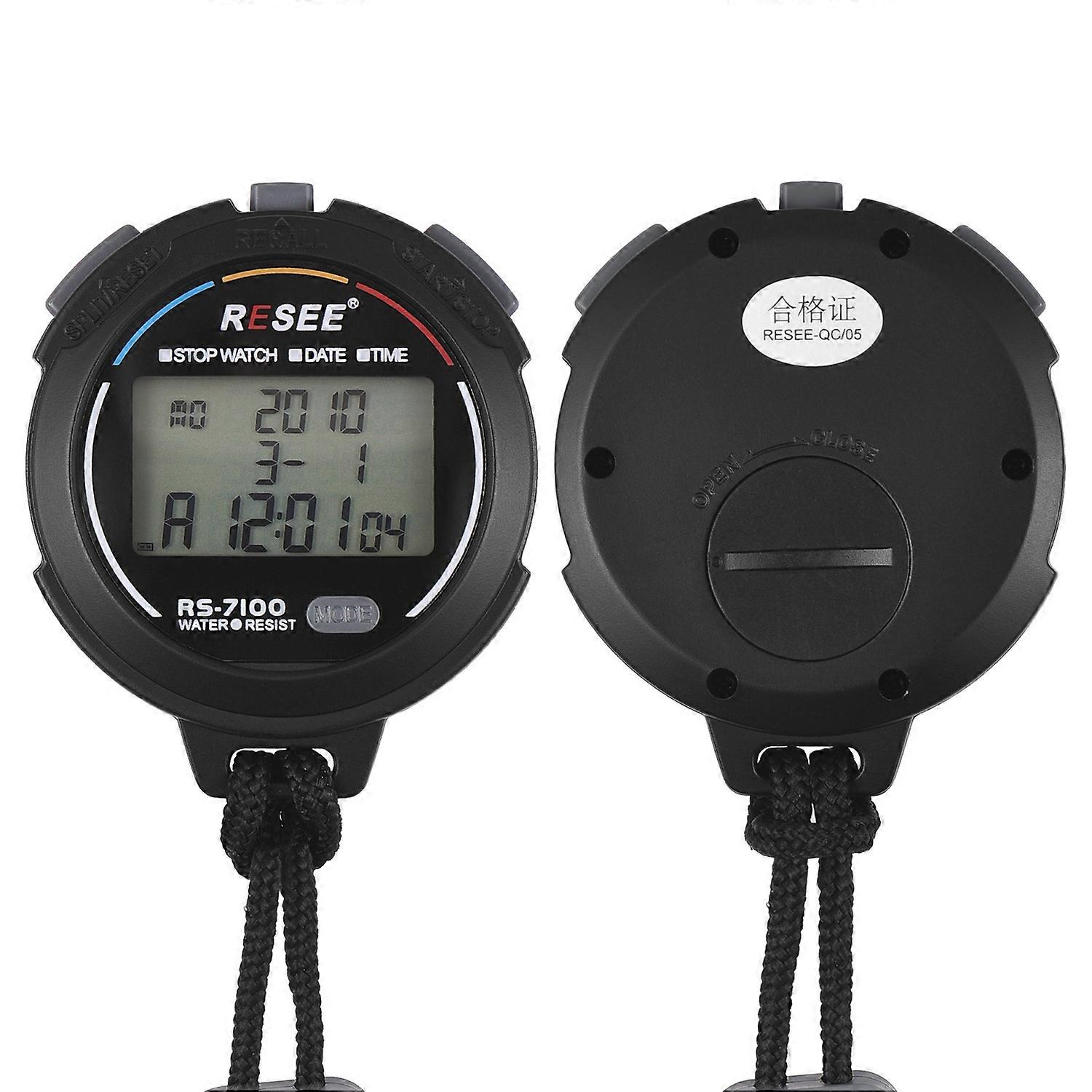 Digital Stopwatch for Sports Track and Field Coaches 1/1000 Second Accurate Timing w/ Countdown Time