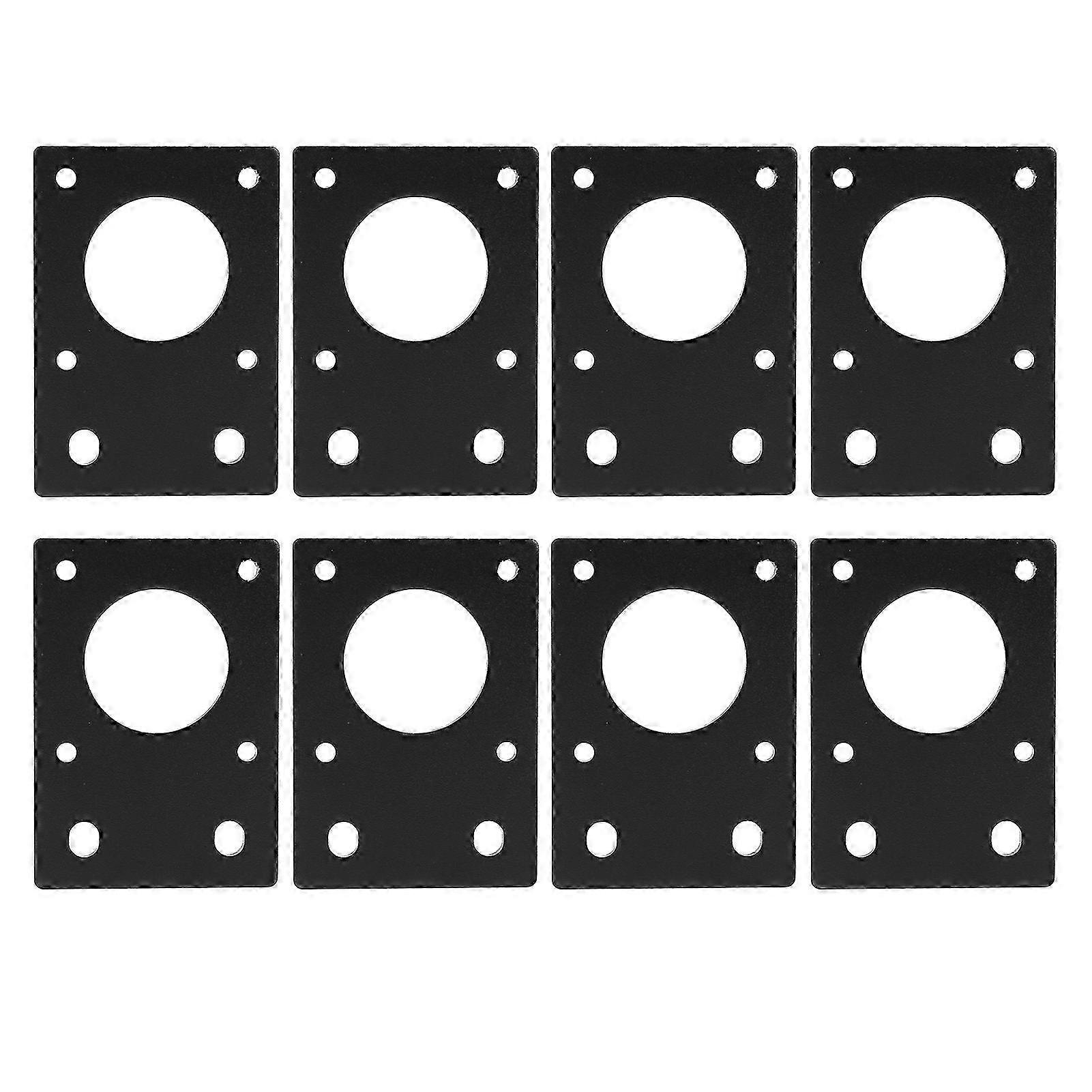 42 Stepper Motor Mount Flat Bracket Aluminum Alloy Mounting Plate for 3D PrinterBlack