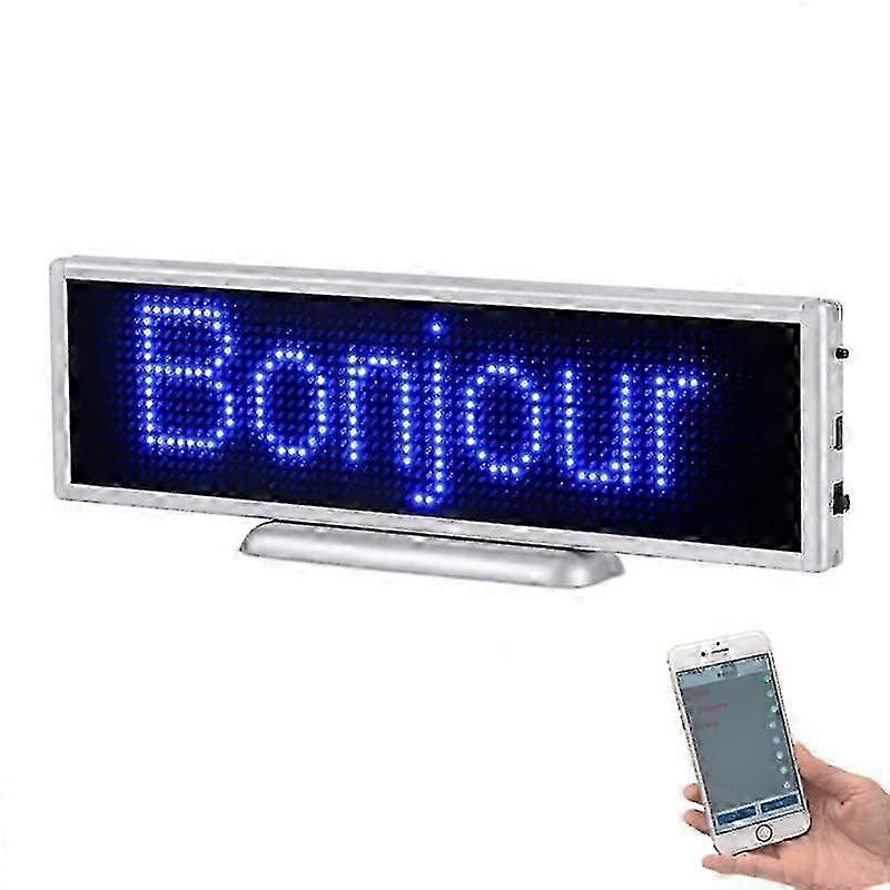 Bluetooth Rechargeable Led Display - Portable Scrolling Screen
