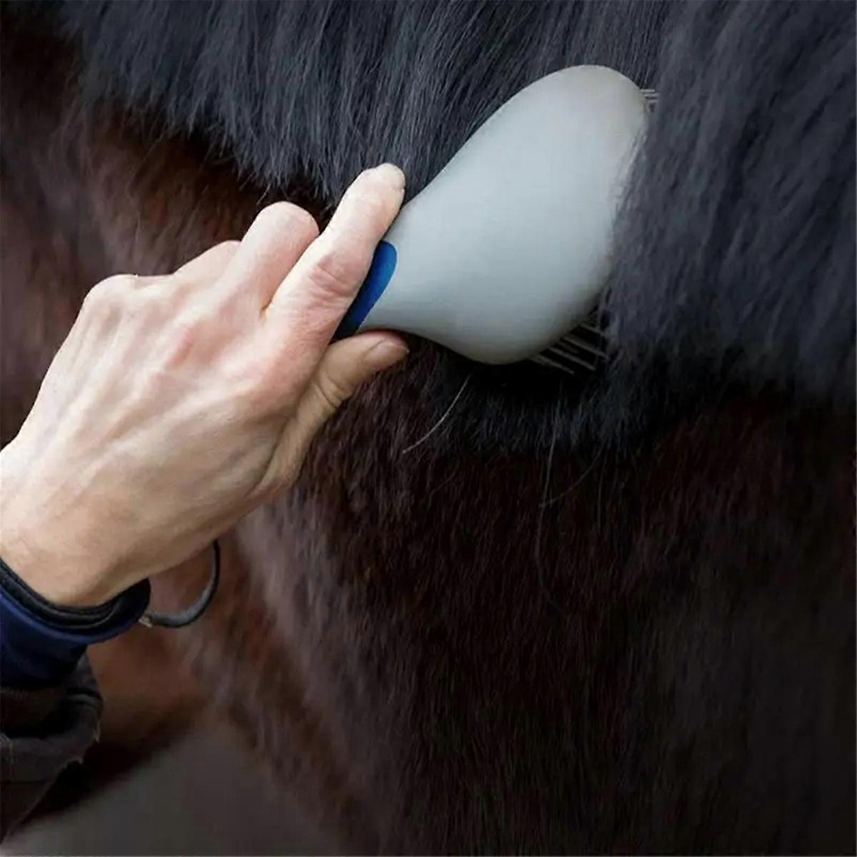 Mane Pulling Comb for Horses Professional Mane and Tail Brush with Humanized Handle Horse Grooming B