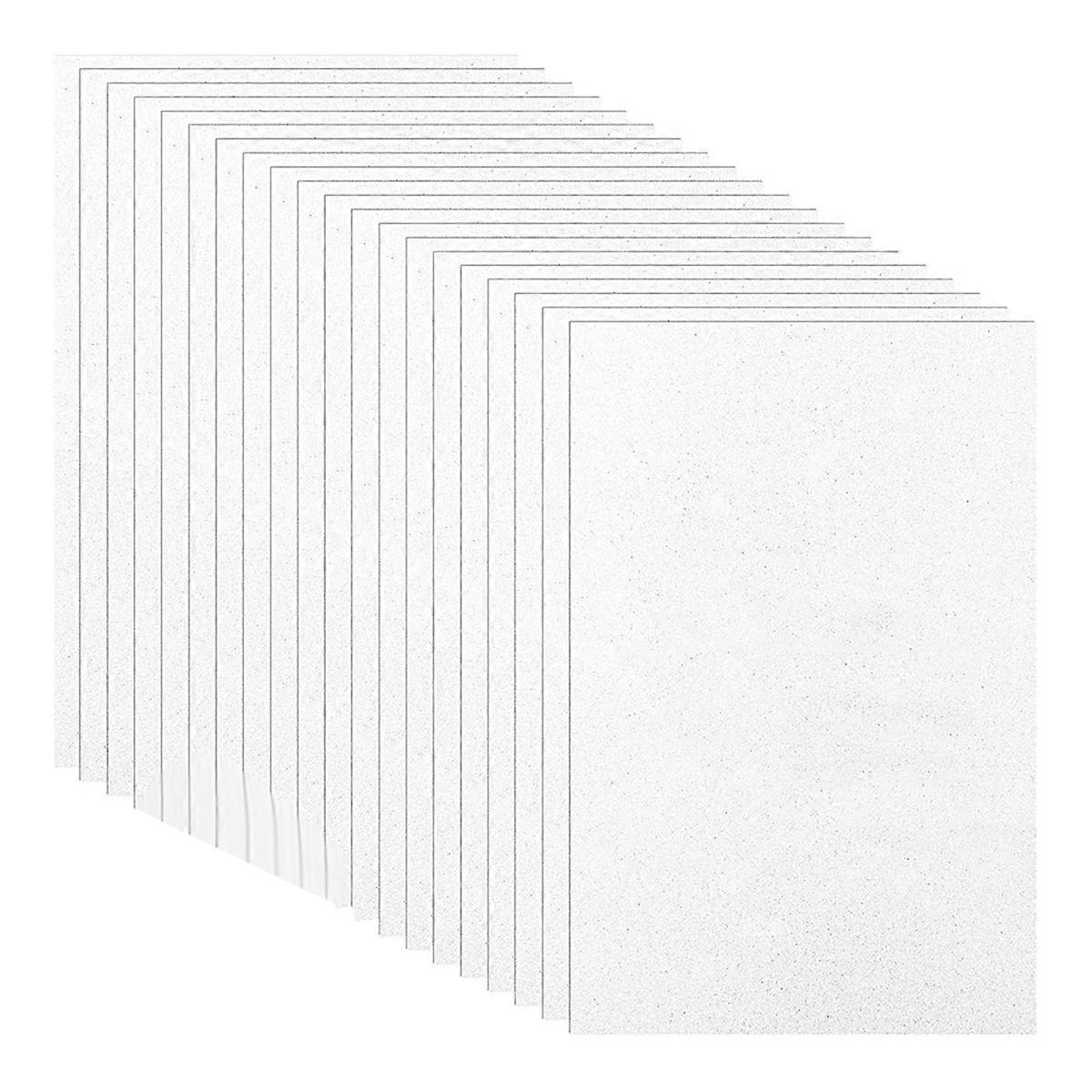20 Pcs 3mm Embroidery Foam 6 X 9 Inch EVA Foam Sheets for 3D Embroidery Arts and Crafts, DIY Projects, Hand Sewing White