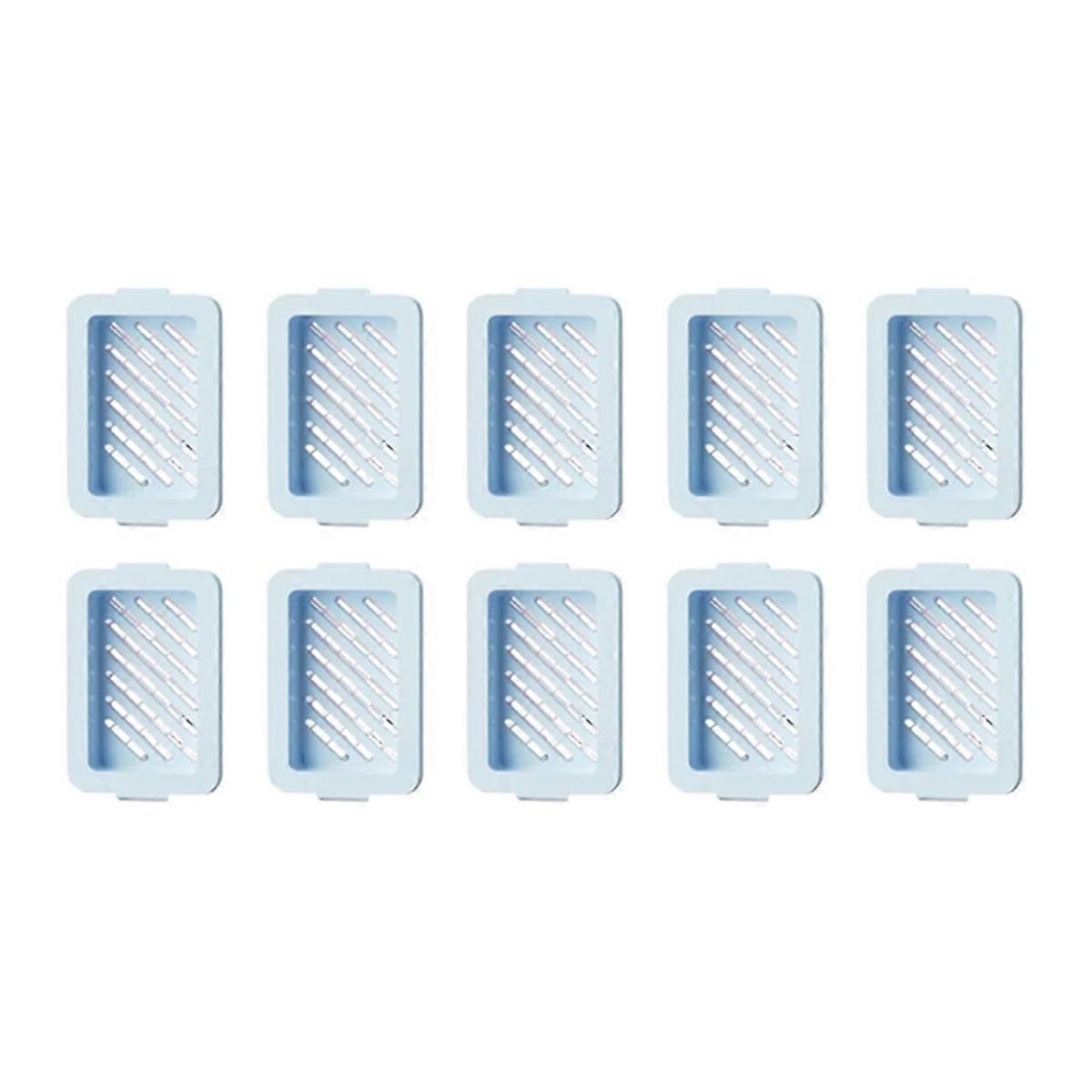 High elastic mesh soap bubble box, mesh foaming soap box, Blue