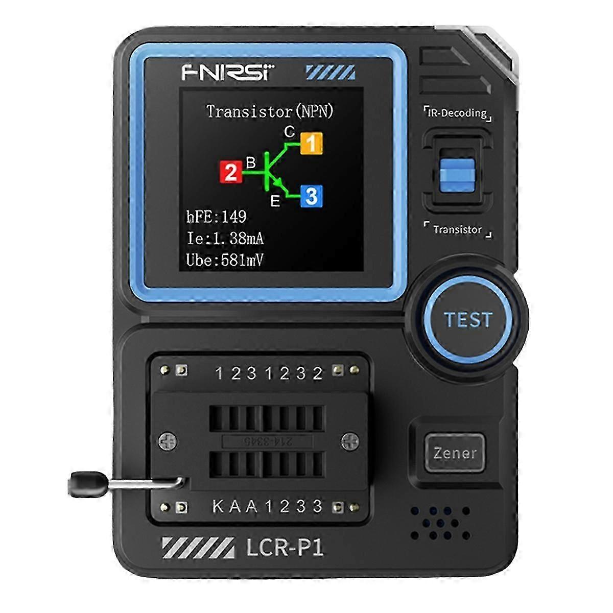 LCR-P1 Tester de tranzistor Condensator Rezistor MOS Efect de câmp Tranzistor Detectare componentă electronică