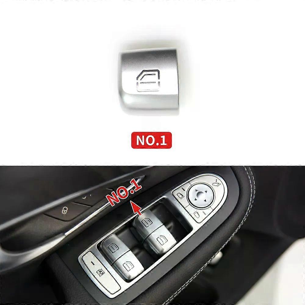 Car Master Window Switch Repair Button Caps Auto Door Windows Glass Lift Control Switch compatible for C Class W205 GLC W253