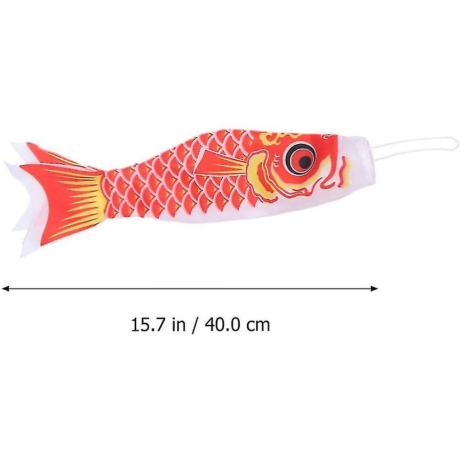 3x Karpfen-Luftschlangen 55cm - Japanische Windfahnen Für Garten & Dekoration