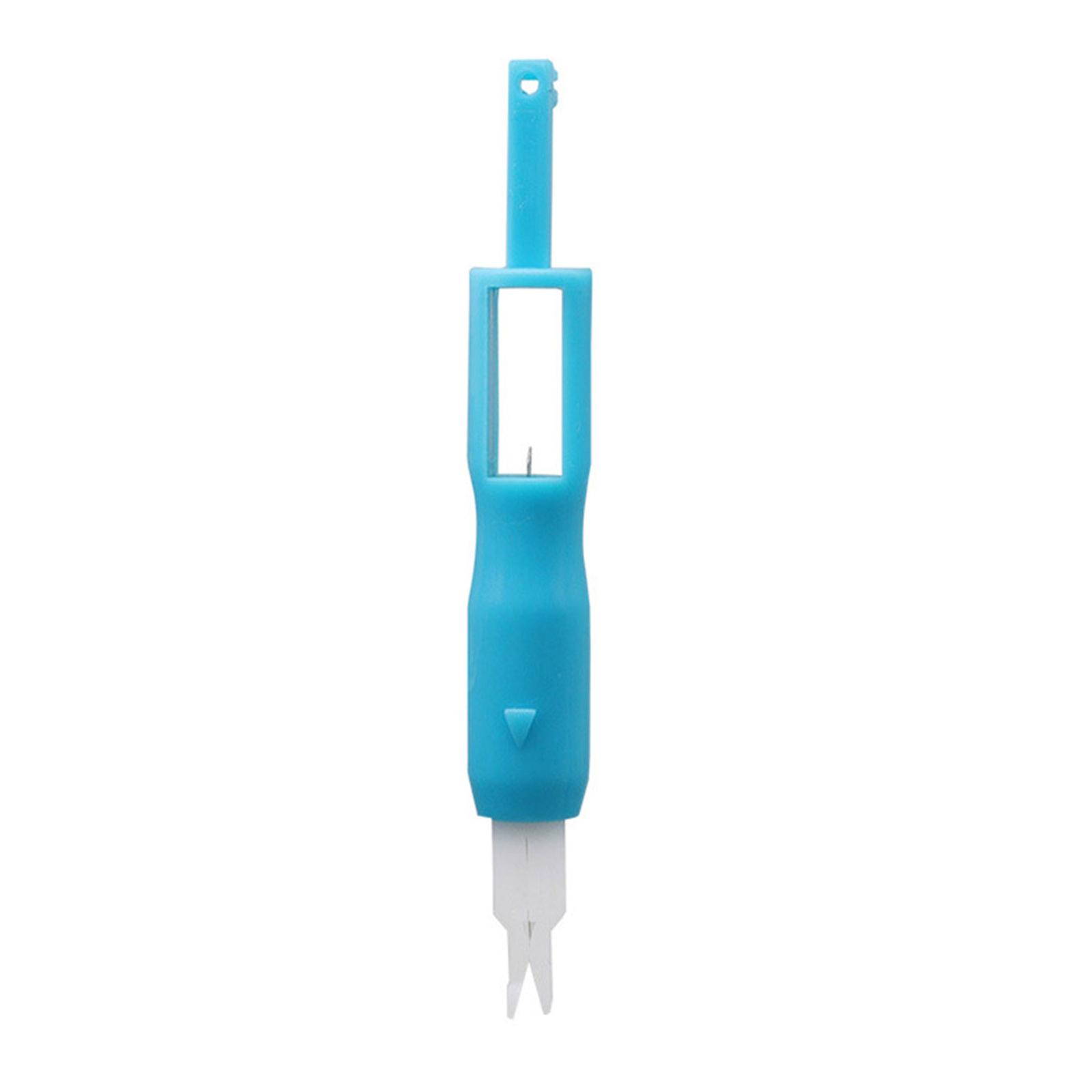 Automatic Needle Threader Double Head Needle Threader for Sewing Machine  Blue