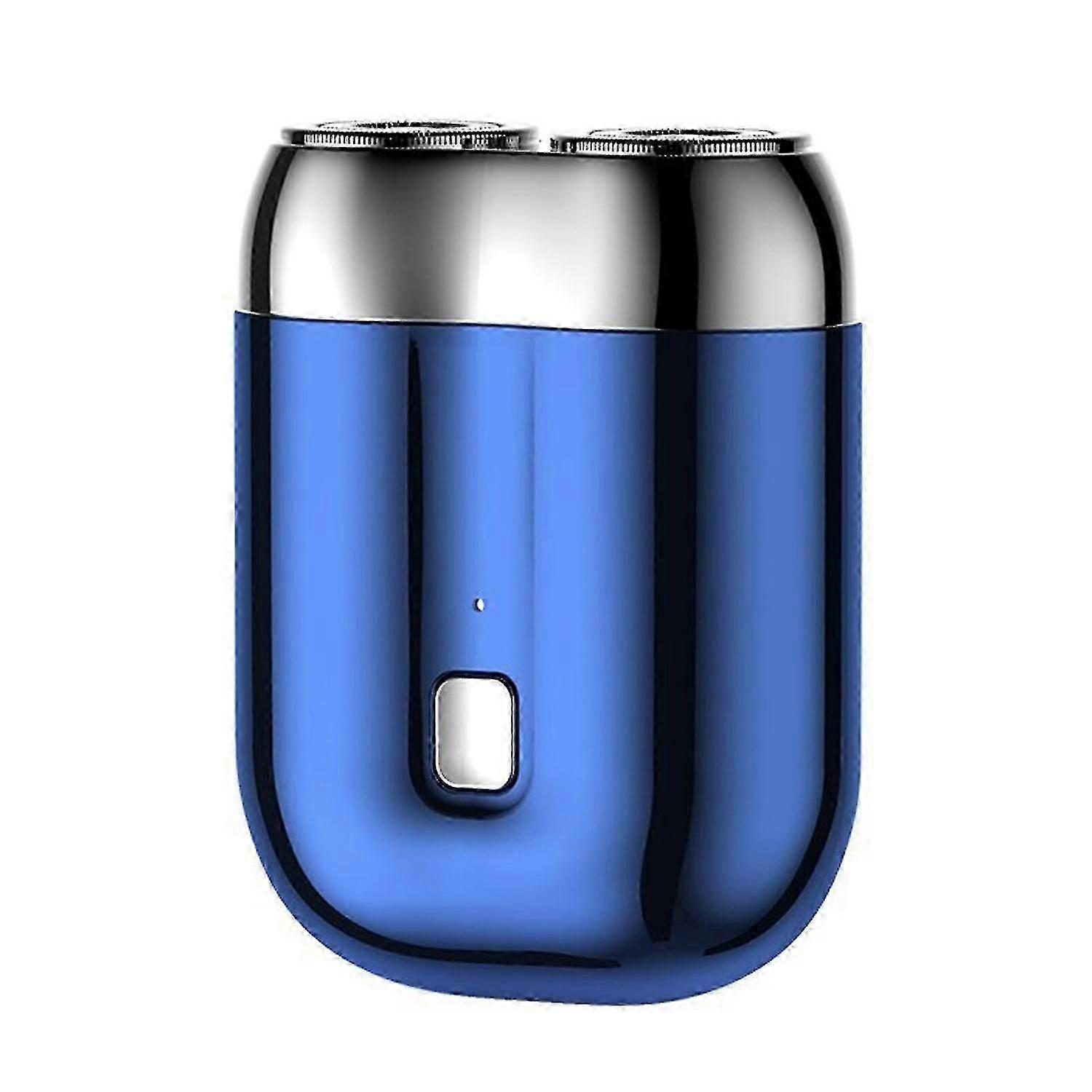 Dobbelthodet elektrisk barberhøvel for menn - Mini USB-barbermaskin, bærbar, vaskbar