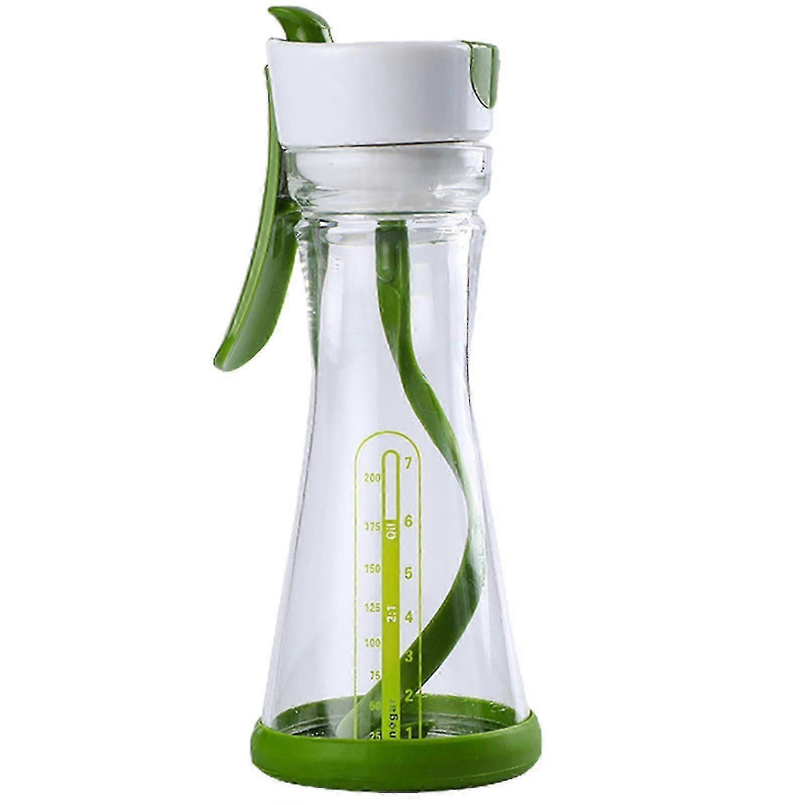 Manual Mixing Bowl Juice Cup with Pump Handle for Salad Dressing and Mixing Oil Banmo