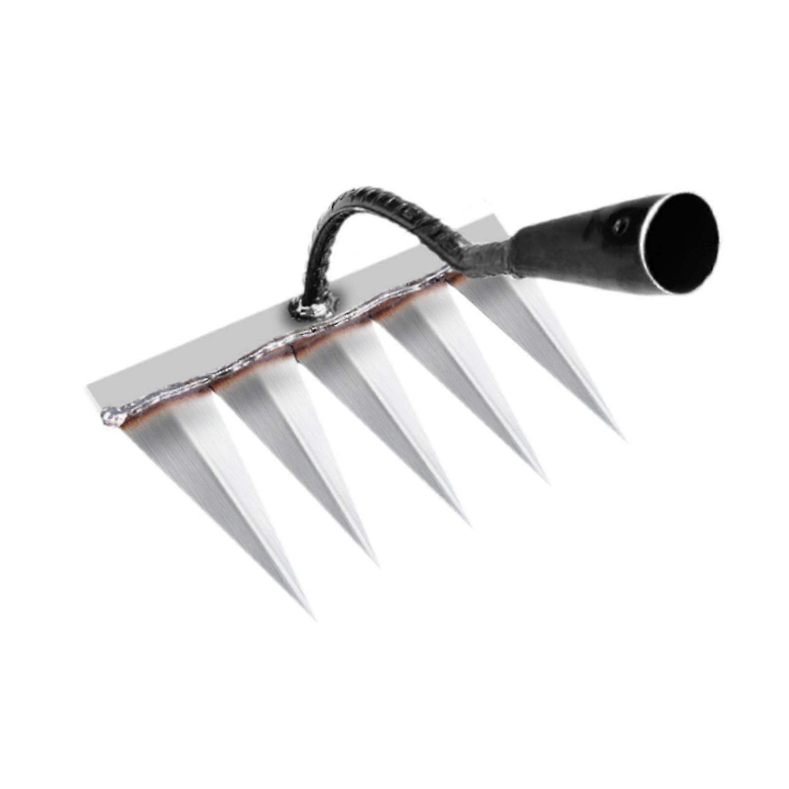 Garden Hoe Garden Rake Heavy Duty Agricultural Hardened Weeding Rake ...
