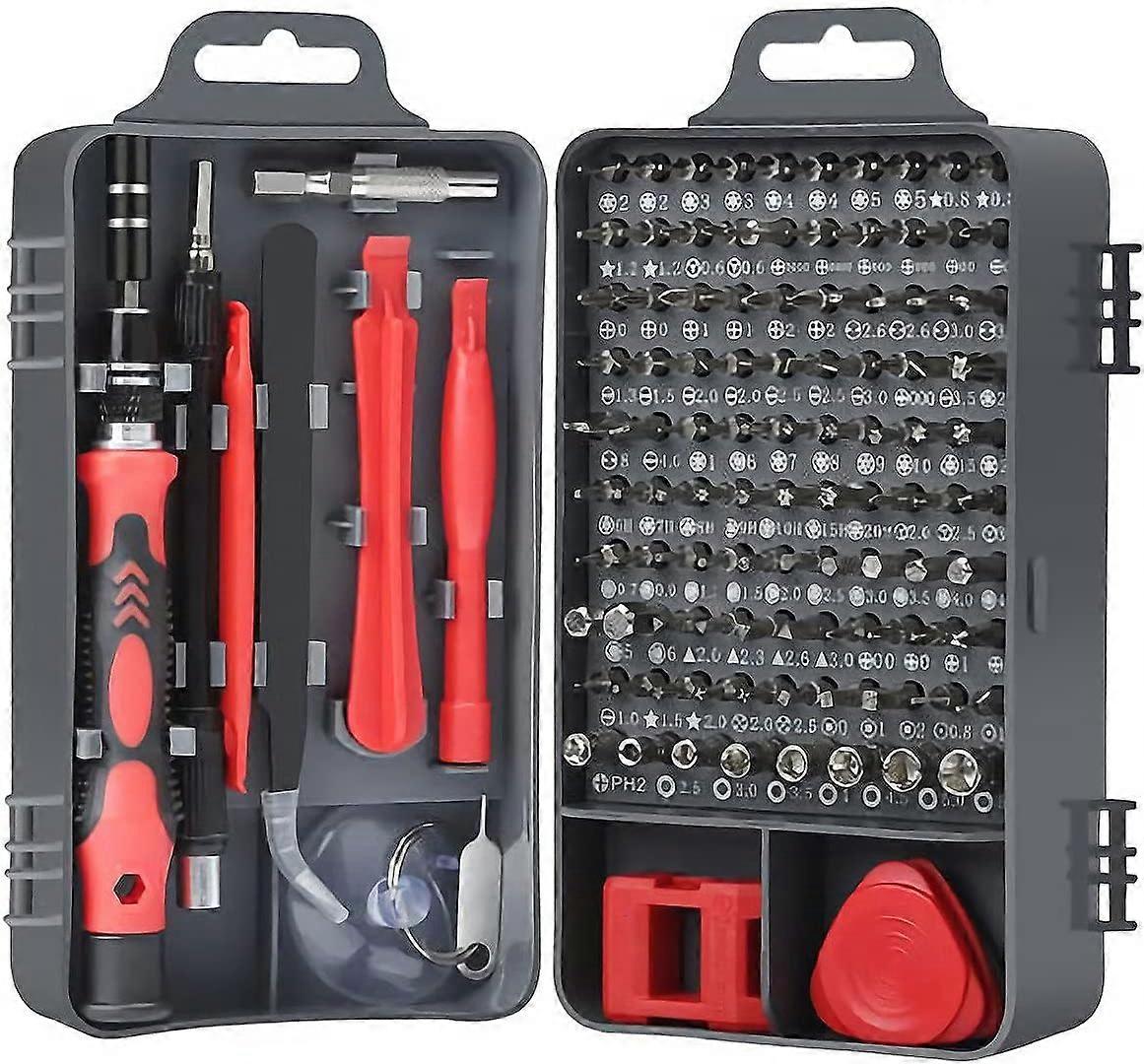 115 in 1 Computer And Mobile Device Repair Kits Red/Black