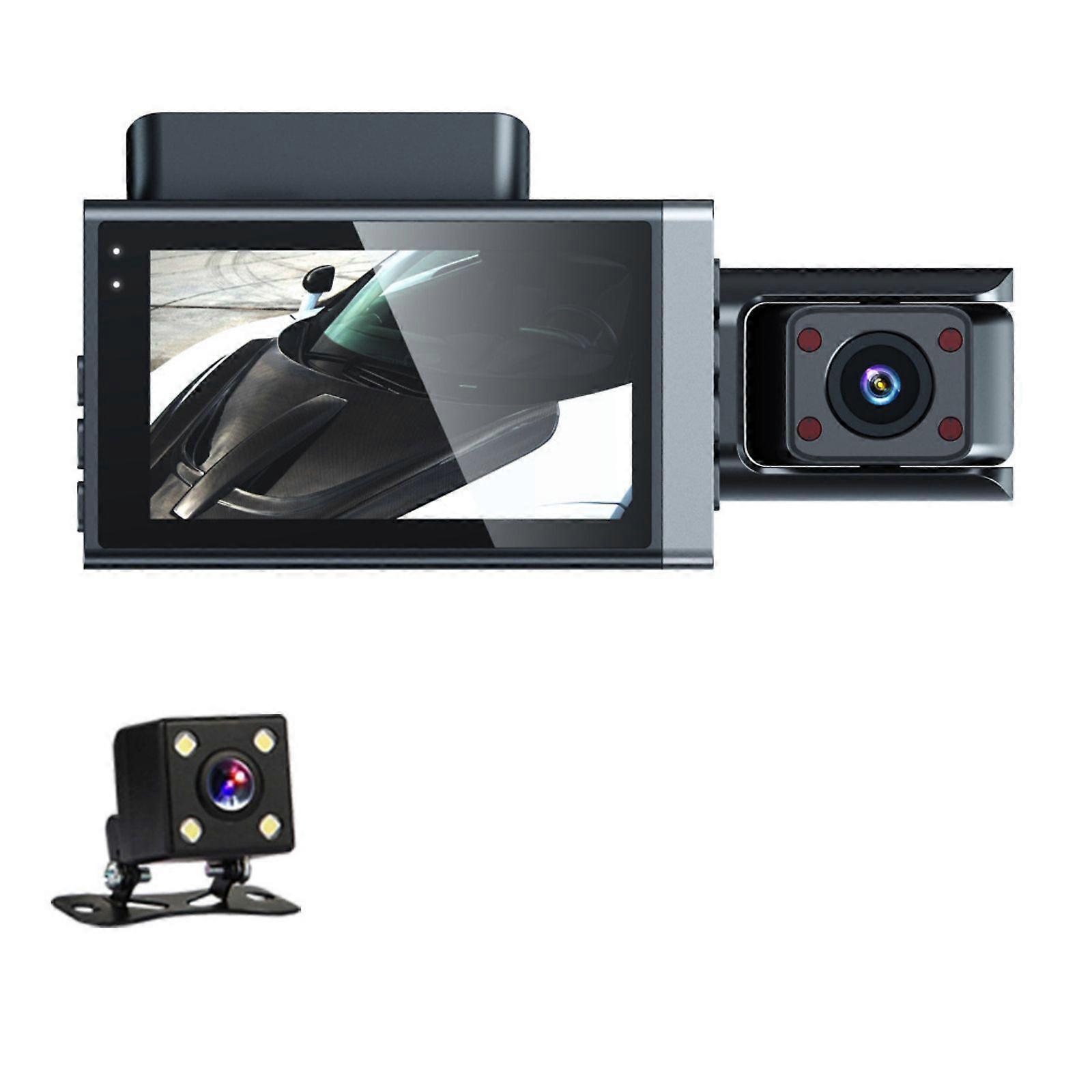 Car Dashboard Camera 150° Wide Angle View 3icnh TN Display Screen Car Video Recorder for Car Driving Safety