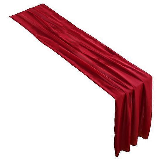 Solid Color Table Runner Elegant Romantic Sheer Tulle Long Rectangle Machine Washable Wedding Bridal Shower Party Dining Table Cover Kitchen Supplies