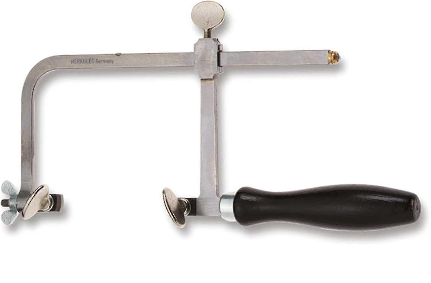 Saw bow with clamping screw - Adjustable bow width up to 145 mm - Wooden handle - No beating - Also for GOLDFORDSMITCH