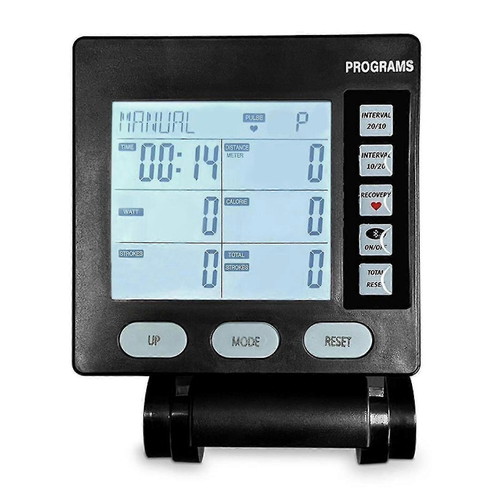 Windweerstand Roeimachine Skimachine Counter Met Achtergrondverlichting Elektronisch Horloge Eu Eu