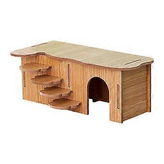 Hamster Hideout Cabane Habitat avec Échelle D’escalade Pour Hamsters Souris Rats Petits Animaux De Compagnie