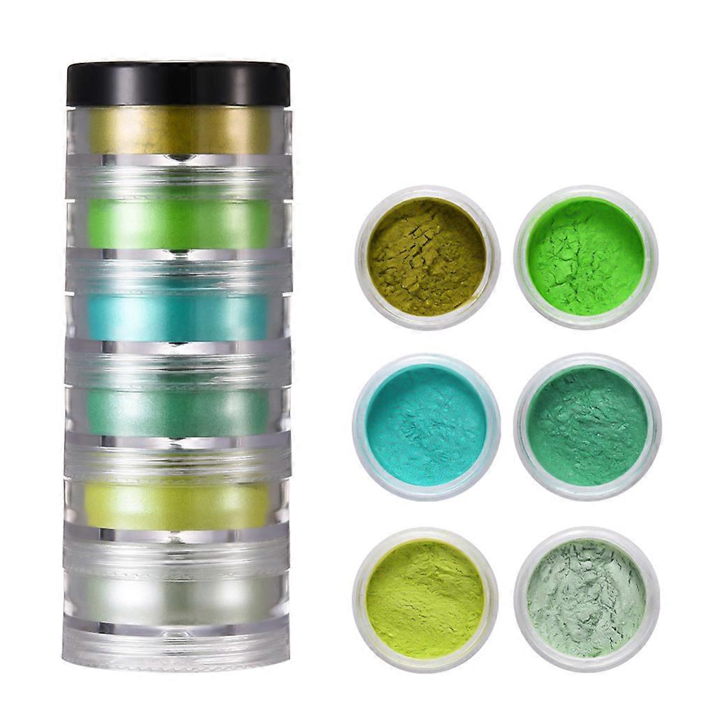DIY Kerzenherstellung Farbstoffe Zubehör Kosmetische Qualität Perlglanz Natürlicher Glimmer Mineral Pulver Epoxidharz Farbstoff Perlmutt Pigment Grün