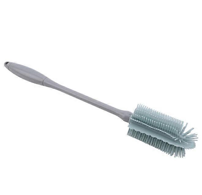 Cleaning Tool Silicone Long Handle Cleaning Cup Brush (Light Green)
