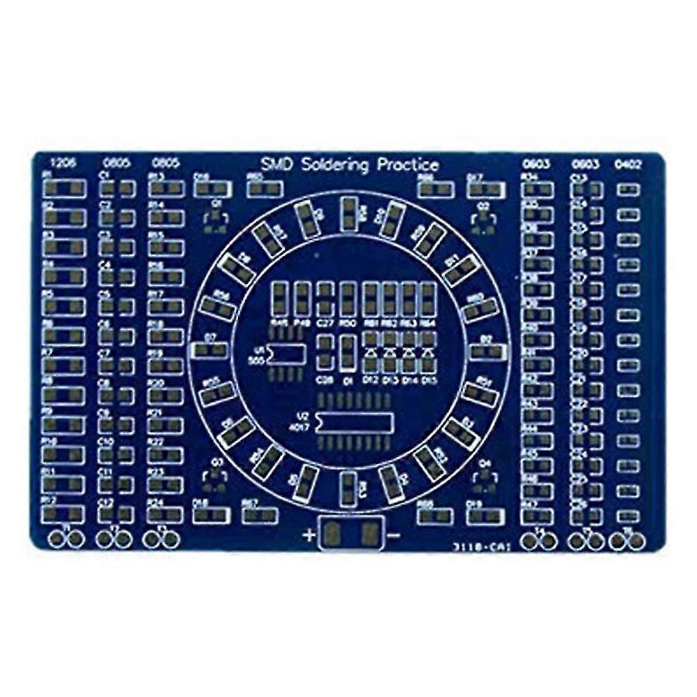 Rotating LED SMD NE555 Soldering Practice Board DIY Kit Fanny Skill Training DIY Kit Electronic PCB Board Module Suit