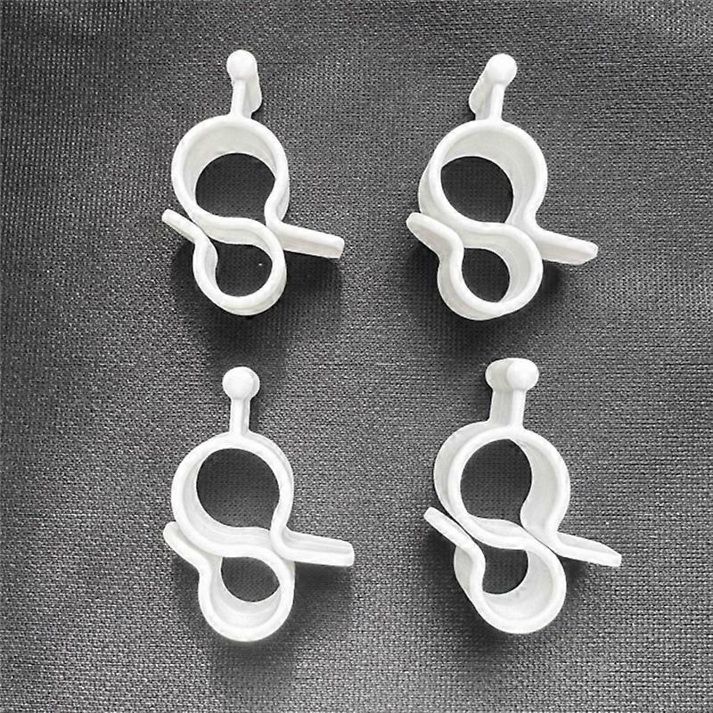 20Pcs Camping RV Awning Hook Clips Light RV Traveling Tent Clip White