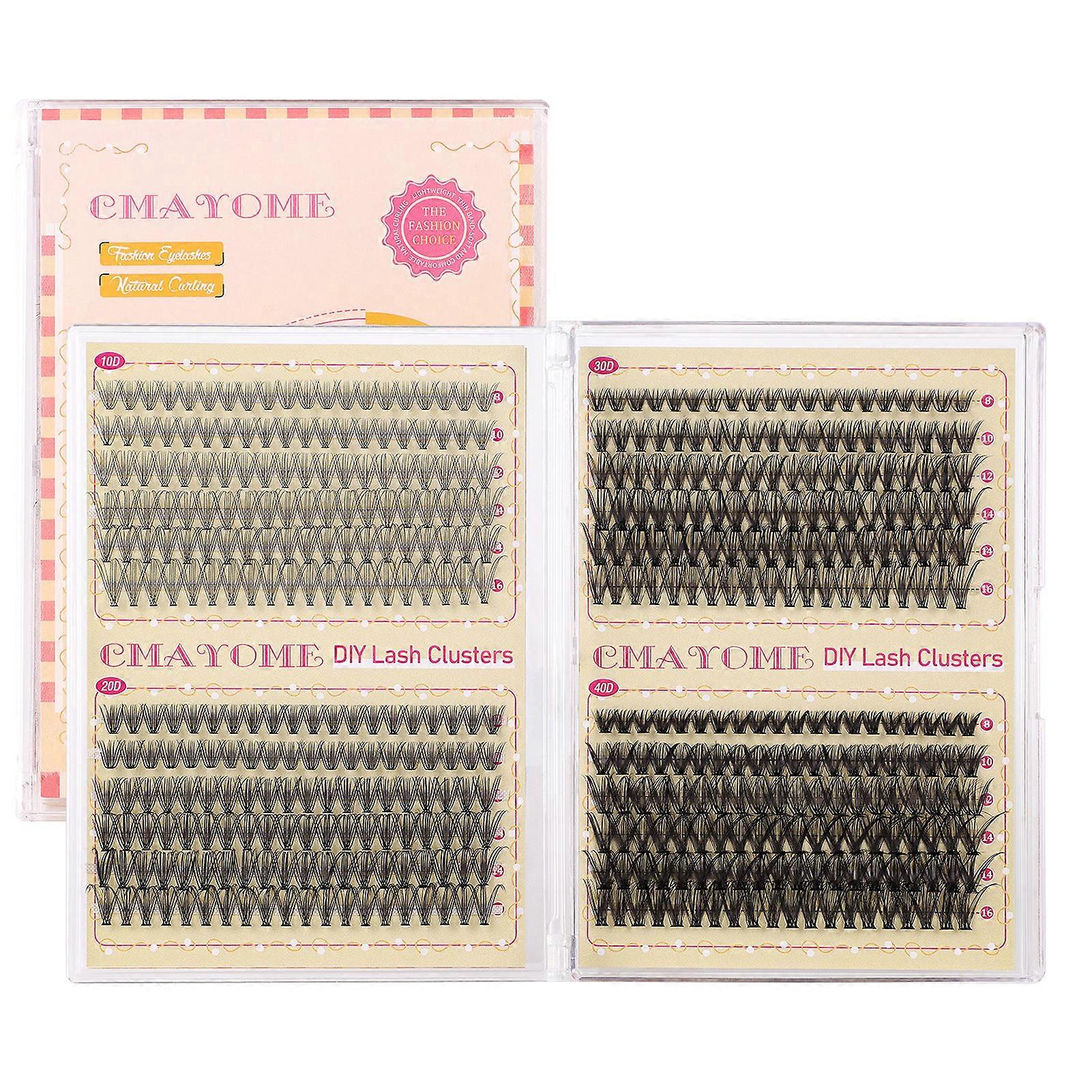 D Curl DIY Lash Extension Kit 8-16mm Long Individual Lashes Ideal for Cosplay and Costume Parties