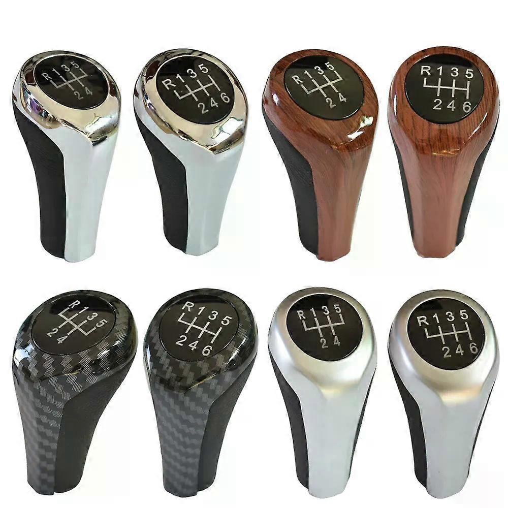 Fit For BMW 1 3 5 6 Series E30 E32 E34 E36 E38 E39 E46 E53 E60 E63 E83 E84 E90 E91 Car 5 6 Speed Leather Gear Stick Shift Knob