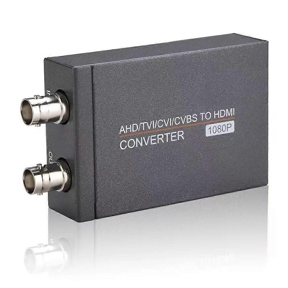 AHD/TVI/CVI/CVBS to HDMI Converter BNC to HDMI Video Adapter for Monitor HDTV DVRs