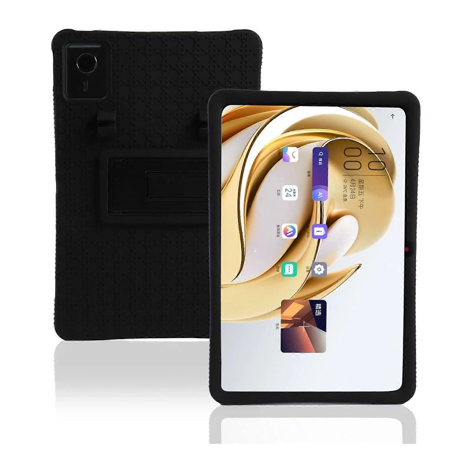 Case for Lenovo Chromebook Duet Gen 9  11' Tablet Case Soft Silicone Stand Cover for Chromebook Duet 11M889 10.95'(Black,Duet 11 11M889)