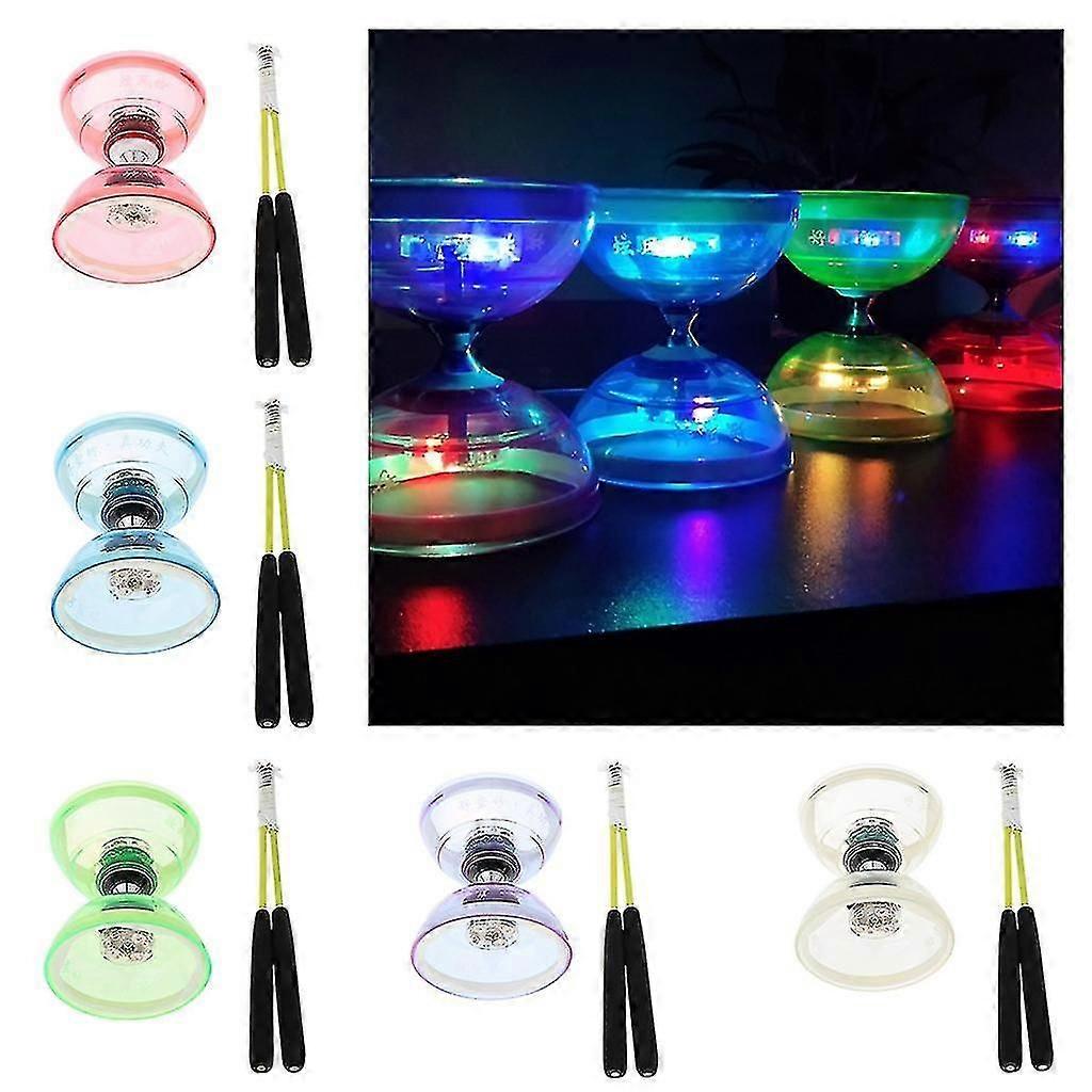 Ing Diabolo Set Toy High Speed Soft Juggling With Rope Hob Hand Play