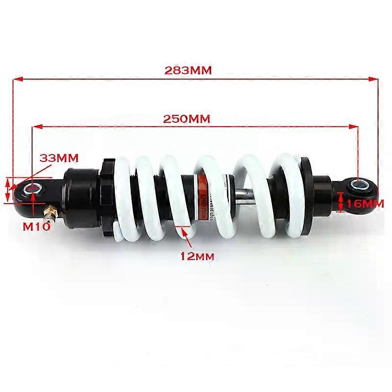 Ammortizzatore per moto da 250 mm, 260 mm, 330 mm, 350 mm, sospensione per fuoristrada, moto, pit, quad, dirt bike, kart, dirt bike