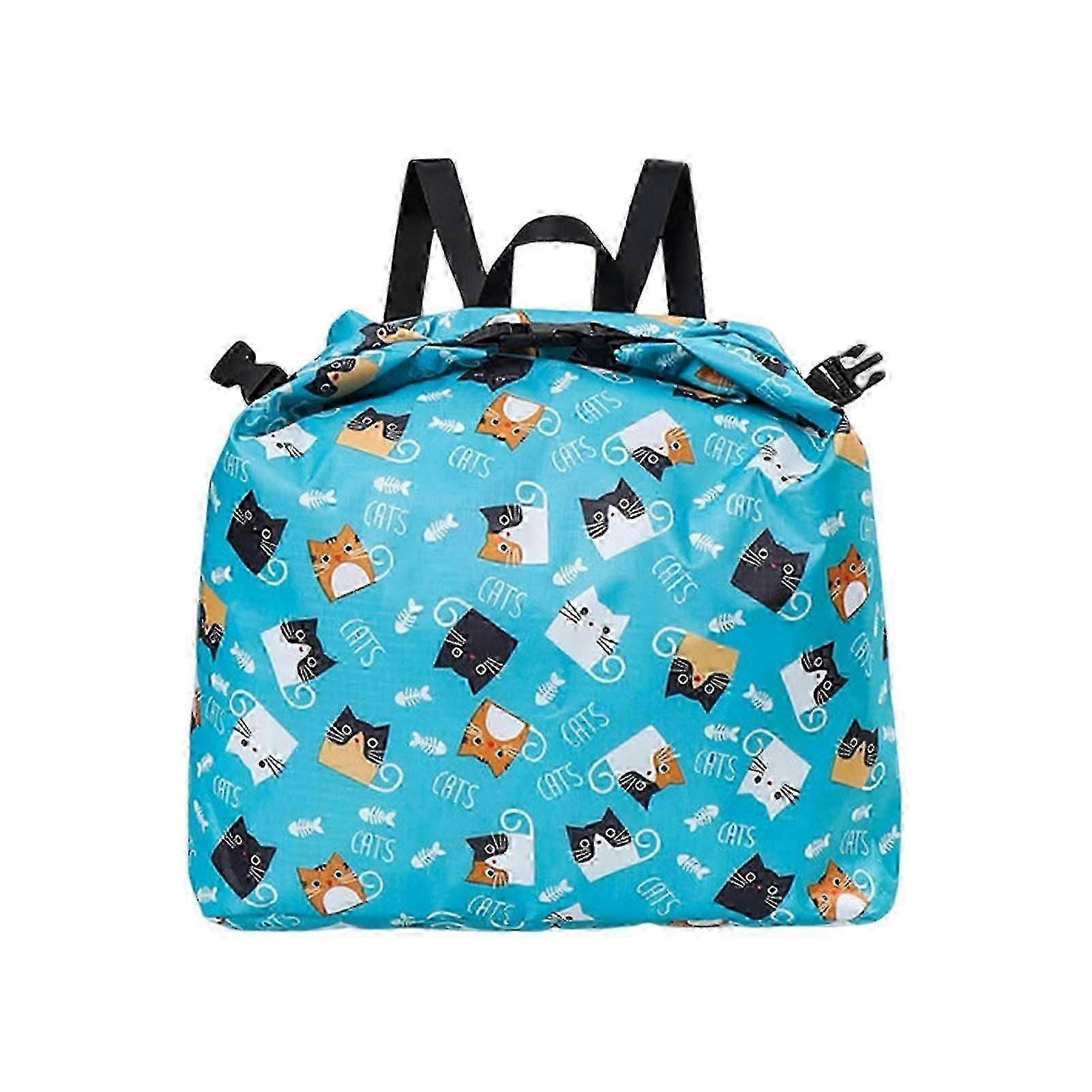 Swimming Bag Wet And Dry Separation Adjustable Waterproof Cartoon Print Kid Backpack Beach Tote Bag Outdoor Supply Kaesi-Yvan