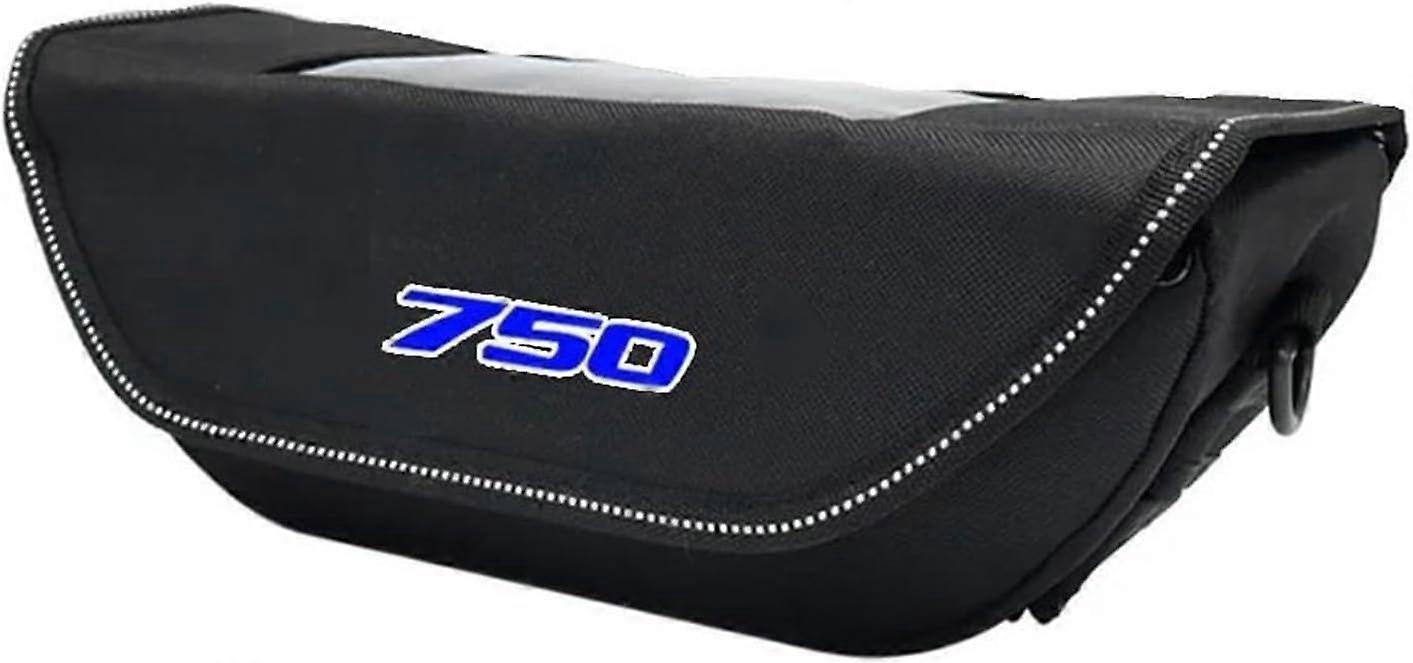 Saddle Bags Motorcycle Handlebar Navigation Bag For H&onda XL750 Transalp XL 750 TRANSALP 2023 Waterproof Handle Bar Tool Storage Package(BLACK 1)