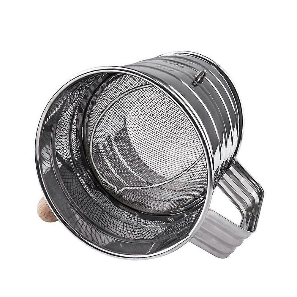 Bagning håndkrumkmel flormelis sifte rustfrit stål