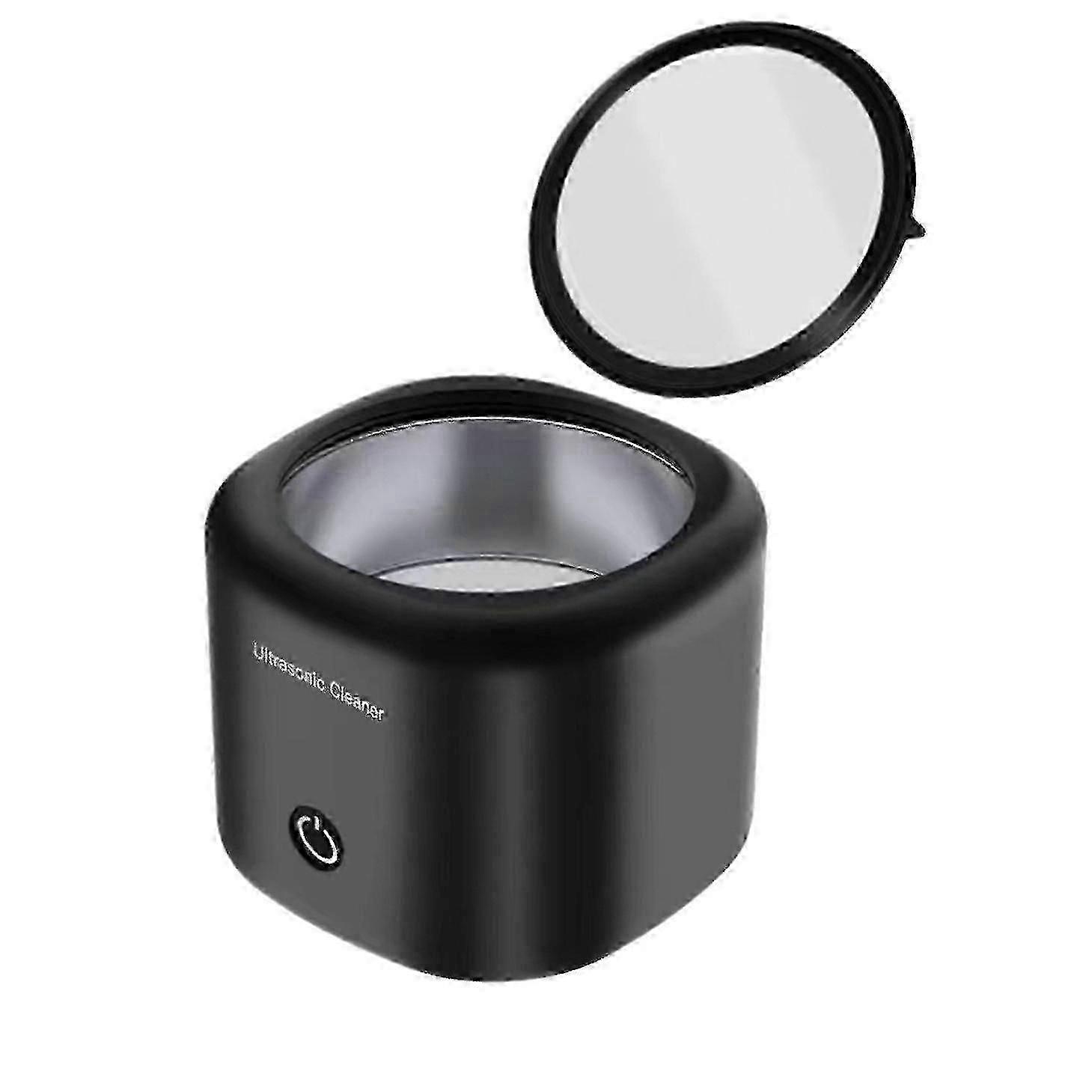 منظف بالموجات فوق الصوتية لأطقم الأسنان ، Invisalign ، الأقواس ، التقويم ، صواني التبييض ، منظف مجوهرات بالموجات فوق الصوتية المحمولة 43 كيلو هرتز 180 مل