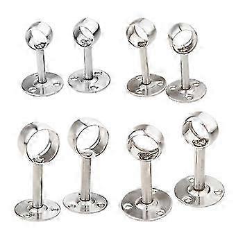 2xShower Socket Ceiling Mount Bracket Fittings 19mm Dia. Curtain Holder