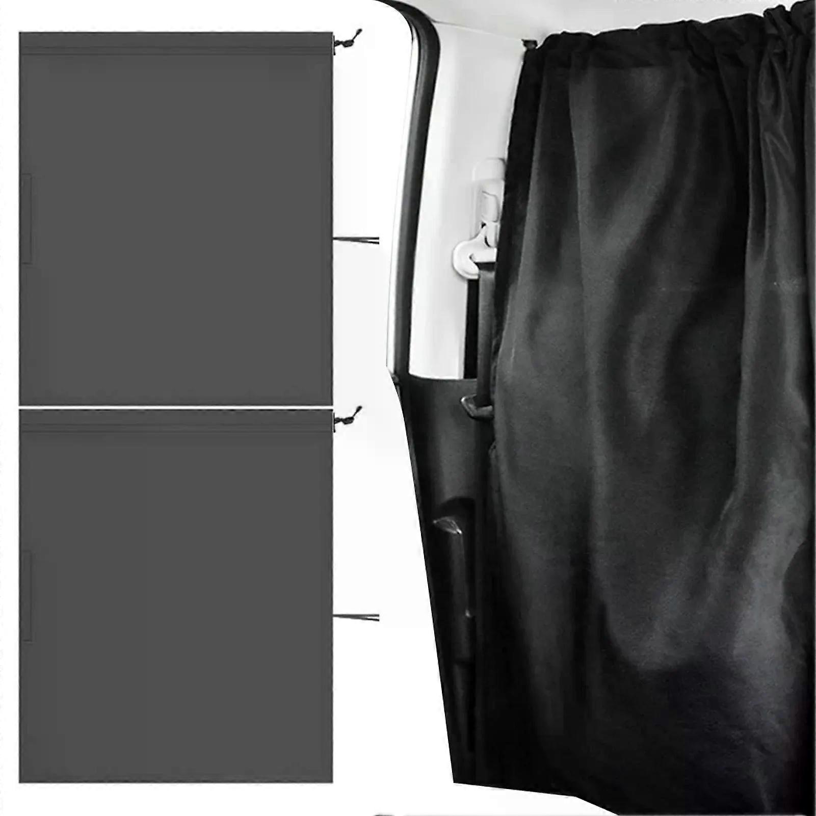 Car Divider Curtains Window Sun Blocker Suitable for Car Car Front Rear Seat Privacy Curtains Removable Car Window Curtain
